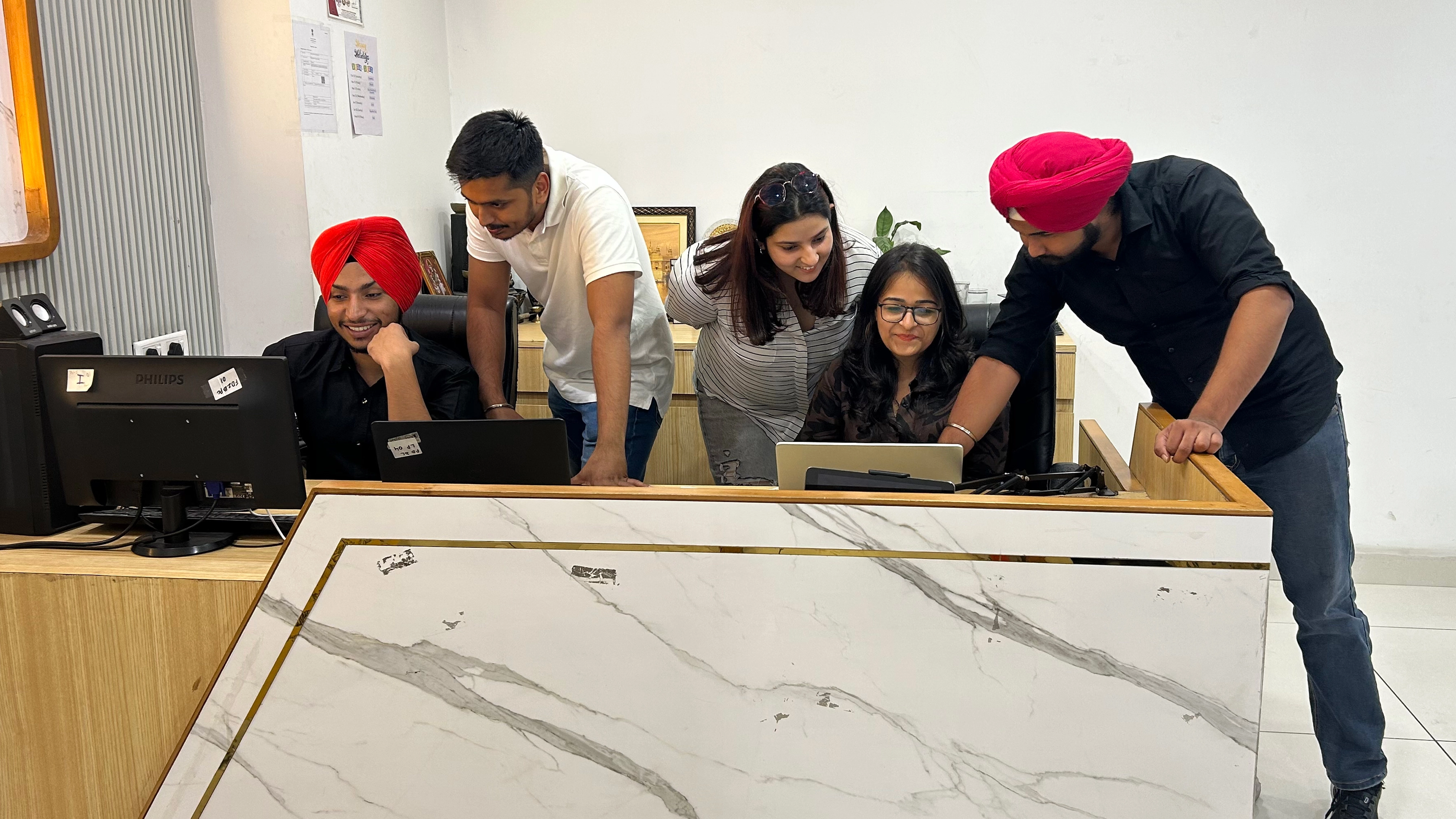 The WebCooks team flaunts its role in curriculum development, empowering students in Amritsar